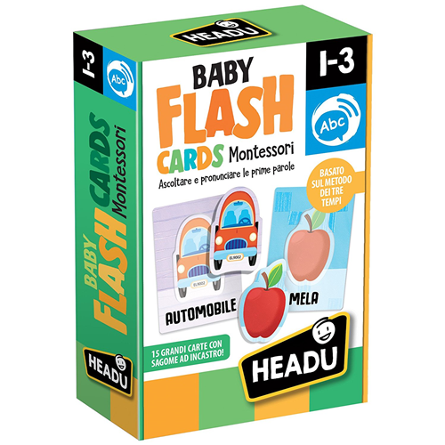Baby Flash Cards Montessori Headu Gioco Educativo Didattico Ebay
